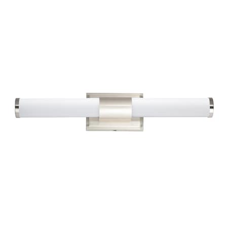 Maxim Lighting Optic 1-Light " Wide Satin Nickel Vanity Light 52115WTSN